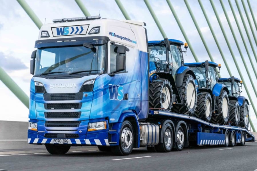 Print Management Case Study - WS Transportation Lorry